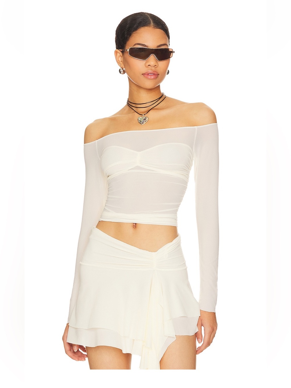 Revolve Indah Bra Top in Ivory